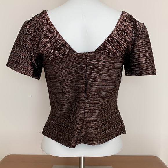 Vintage shiny cropped top - Picture 4 of 6